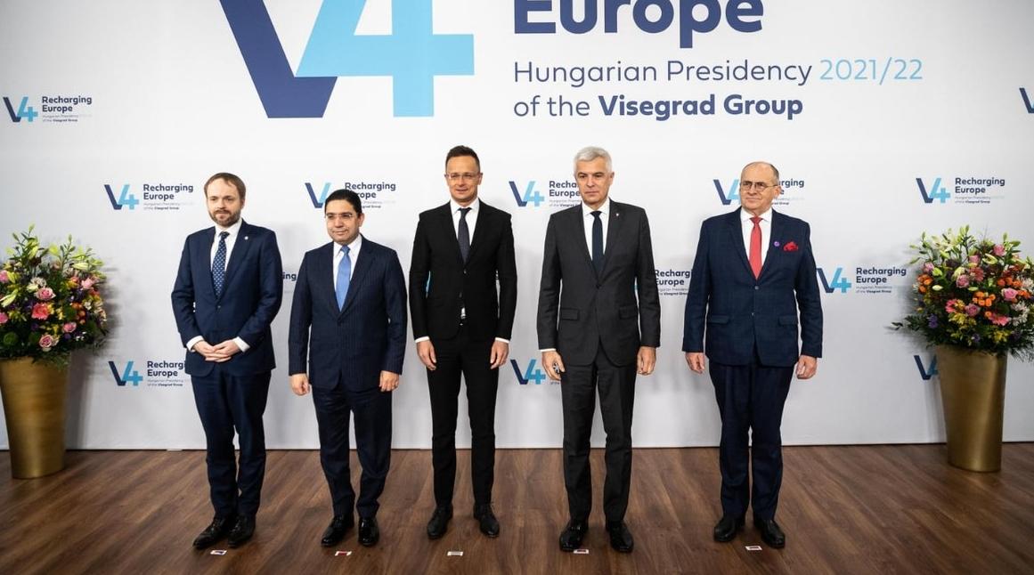 Tenue à Budapest de la 1ère réunion ministérielle "V4+Maroc" du Groupe de Visegrád