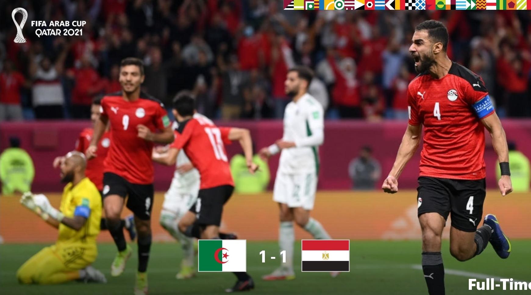 Coupe arabe des nations: l'Algérie accrochée par l'Egypte, rejoint le Maroc en qua…