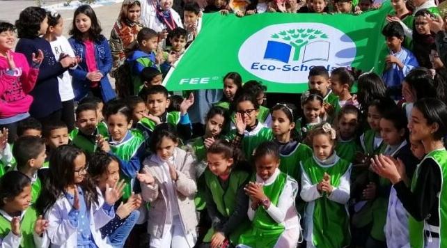 71 pavillons verts hissés dans les Éco-Écoles au Maroc pour l'année scolaire 2020-…